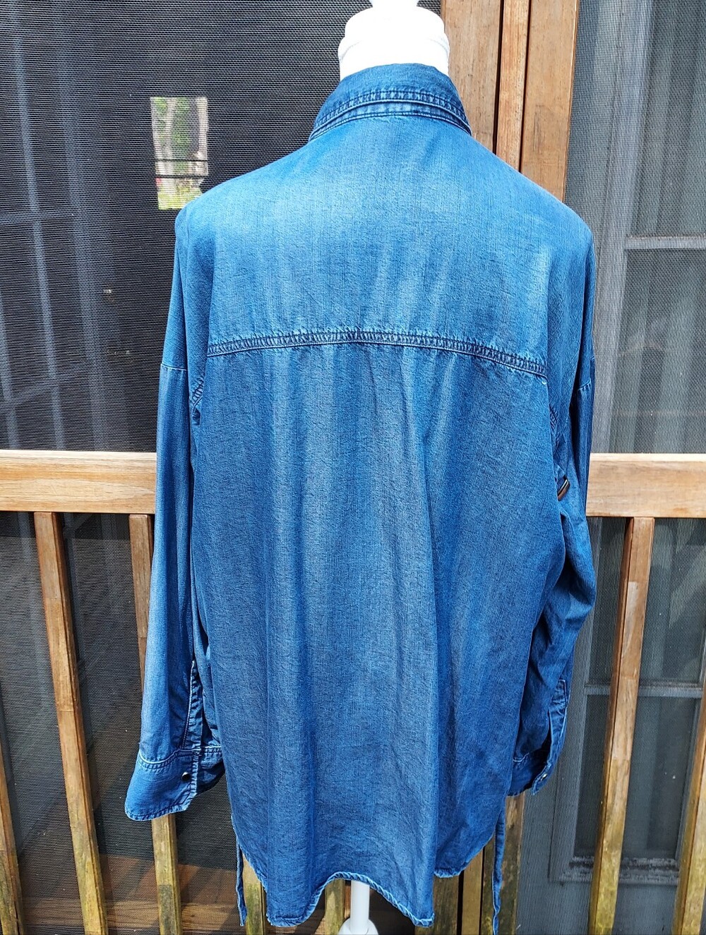 The Kooples Sport Tencel Shirt Jacket - Picture 4 of 9